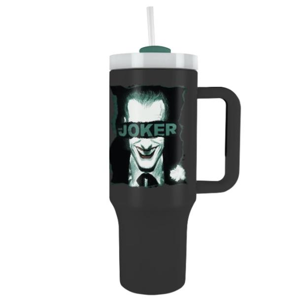 Dc Comics Joker travel cup with straw (1180 ml) / Dc Comics Joker kubek podróżny ze słomką (1180 ml)