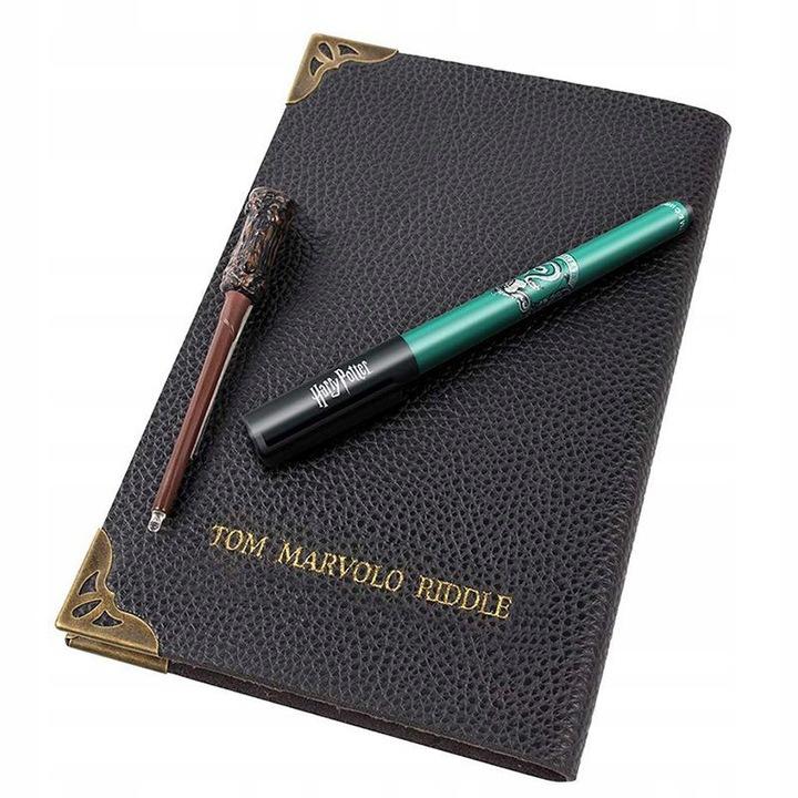 HARRY POTTER - Tom Riddle's Diary Notebook and Invisible Wand Pen / Harry Potter - dziennik Toma Riddla, pióro plus różdżka