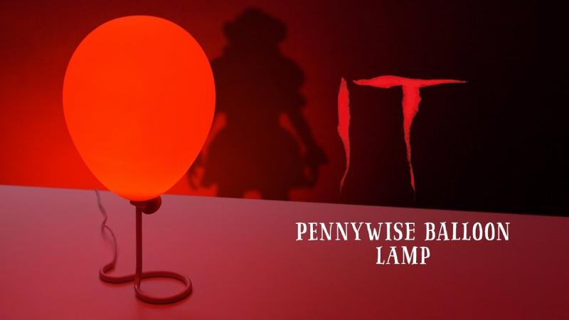 IT Pennywise Balloon Lamp (high: 35 cm) - WITHOUT BOX / lampka Pennywise 