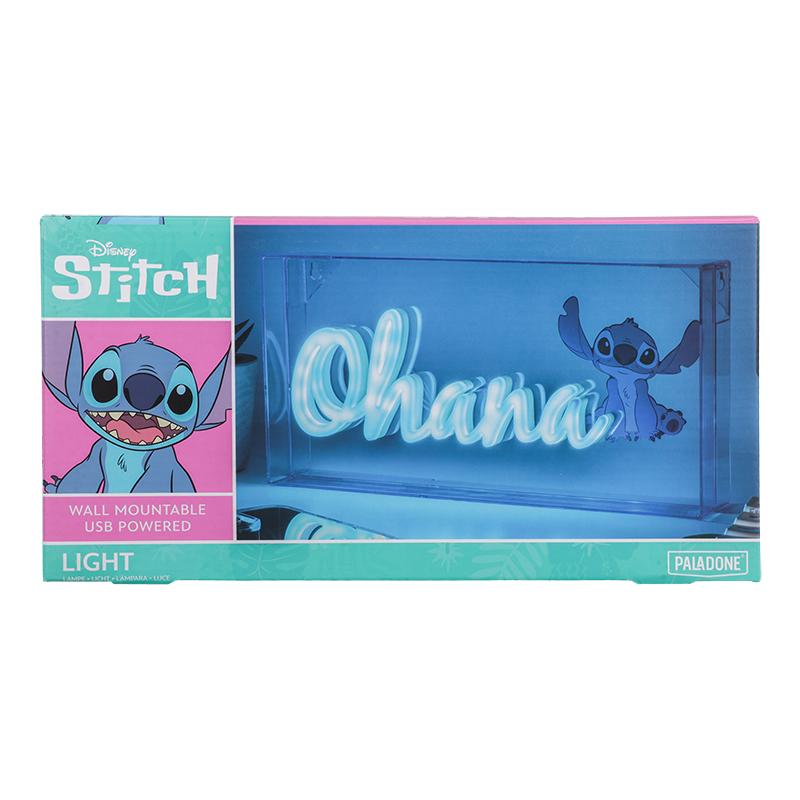 Disney Stitch Ohana LED Neon Light / lampka neonowa Disney Stitch - Ohana