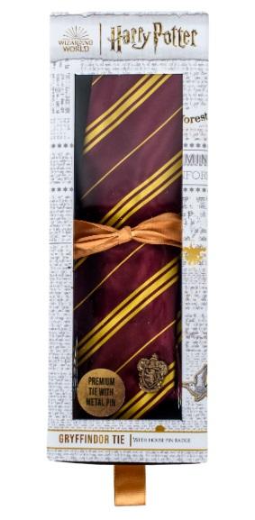 Harry Potter Gryffindor Tie in Gift Box / Harry Potter krawat Gryffindor w opakowaniu prezentowym