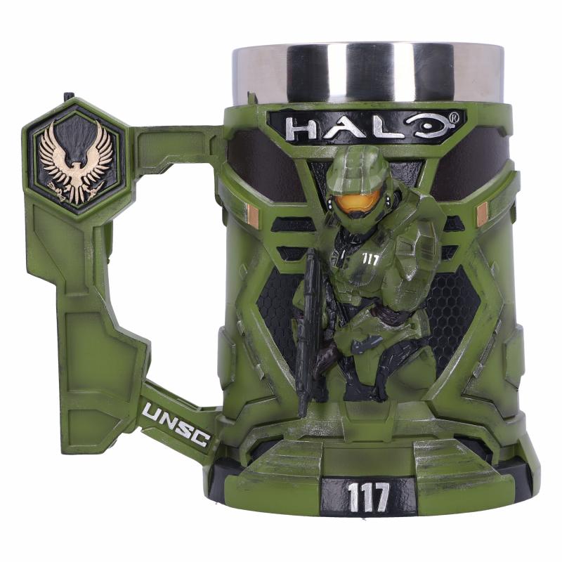 Halo Master Chief Tankard (high: 15,5 cm) / Kufel kolekcjonerski Halo - Master Chief (wys: 15,5 cm)