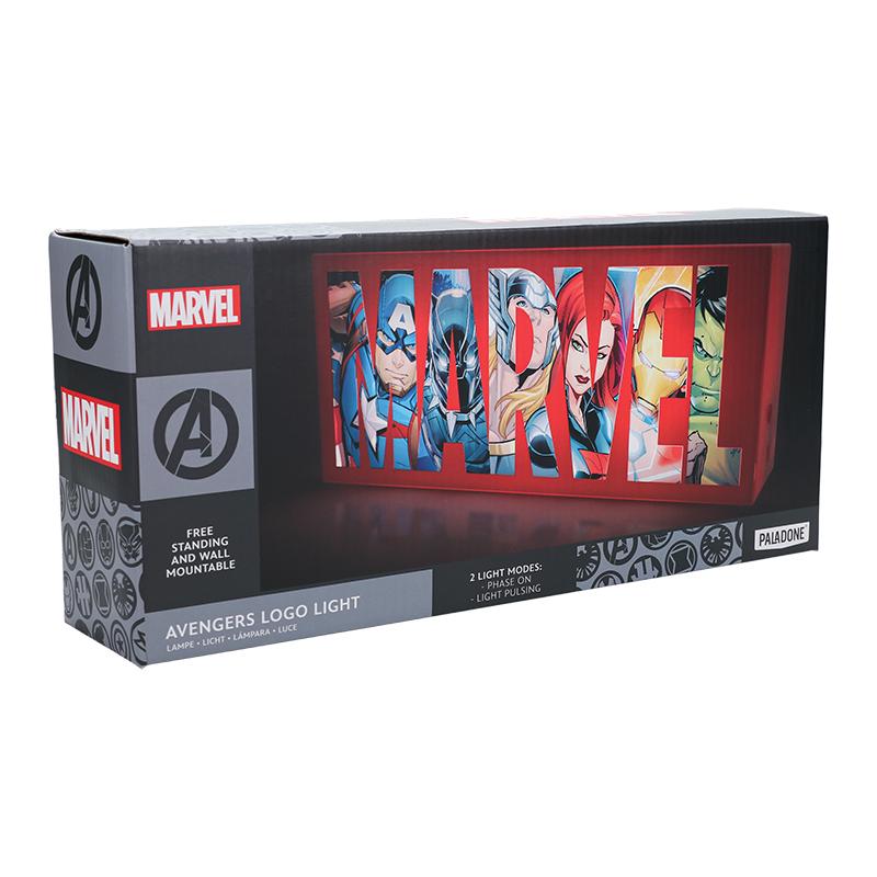 Marvel Avengers Logo Light Try Me Plinth / lampka Marvel Avengers Logo (z przyciskiem Try me)