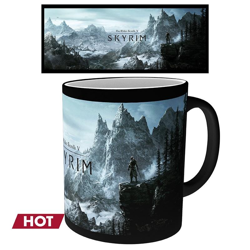 Skyrim Dragon Symbol heat change mug / kubek termoaktywny Skyrim Dragon Symbol - ABS