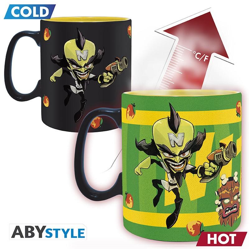 Crash Bandicoot heat change mug - 460 ml - Nitro / kubek termoaktywny Crash Bandicoot - Nitro (460 ml) - ABS