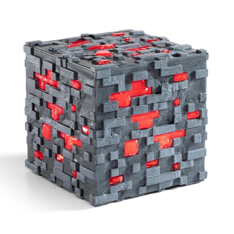 Minecraft Redstone Ore Illuminating Collector Replica / Minecraft lampka 3D - ruda Redstone