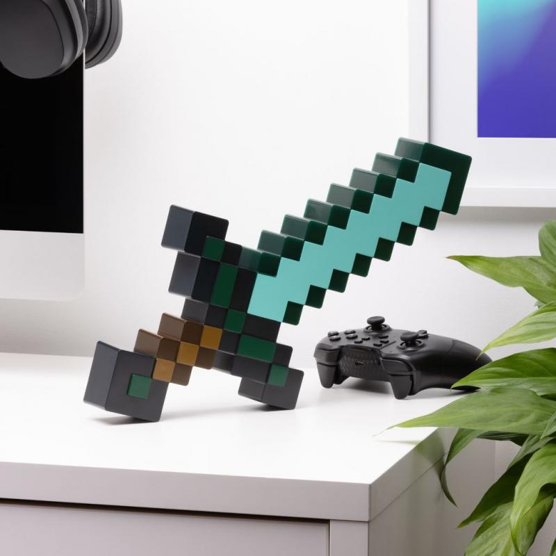 Minecraft Diamond Sword Light (high: 40 cm) / lampka Minecraft diamentowy miecz (długość: 40 cm)