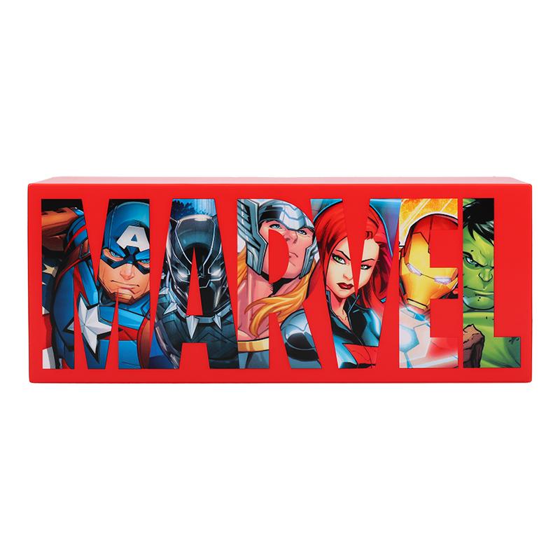 Marvel Avengers Logo Light Try Me Plinth / lampka Marvel Avengers Logo (z przyciskiem Try me)