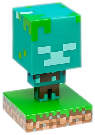 Minecraft Drowned Zombie Icon Light / lampka Minecraft icon Zombie - topielec