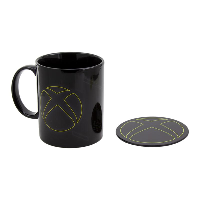 Xbox Mug and Metal Coaster gift set / zestaw prezentowy Xbox: kubek plus metalowa podkładka