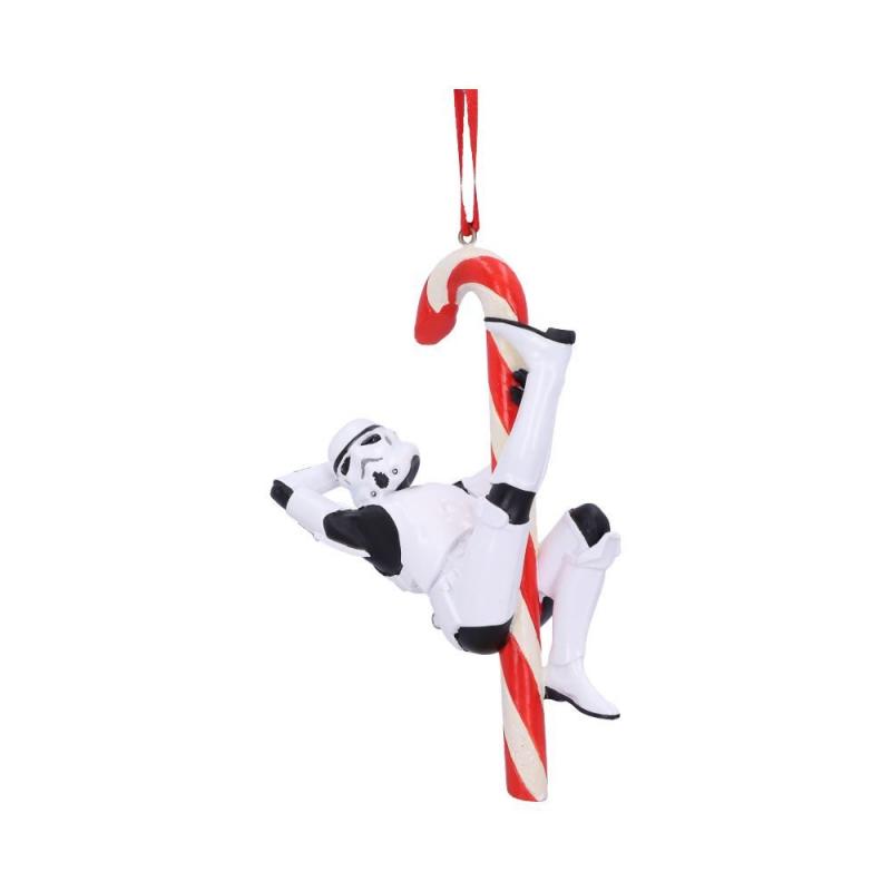 Star Wars Stormtrooper Candy Cane Hanging Ornament (12 cm) / wisząca ozdoba Gwiezdne Wojny - Szturmowiec na lukrecji (12 cm)