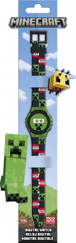 Minecraft digital watch / Zegarek elektroniczny Minecraft