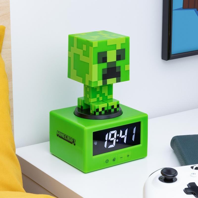 Minecraft Creeper Icon Alarm Clock (high: 16 cm) / alarm Minecraft Creeper (wysokość: 16 cm)