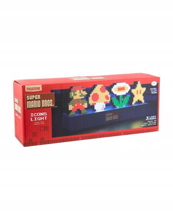 Super Mario Bros Icons Light / lampka Super Mario Bros - ikony