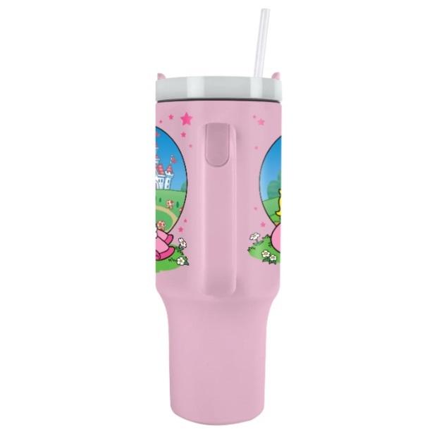 Super Mario (Peach) travel cup with straw (1180 ml) / Super Mario (Peach) kubek podróżny ze słomką (1180 ml)