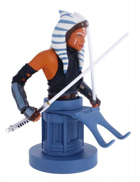 Star Wars - Mandalorian Ahsoka Tano phone & controller holder (20 cm) DAMAGED PACKING / stojak Gwiezdne Wojny - Mandalorian Ahsoka Tano (20 cm) USZKODZONE OPAKOWANIE