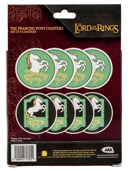 Lord of the Rings: Prancing Pony Coasters (6 pcs) / Władca Pierścieni zestaw podkładek - Pod Rozbrykanym Kucykiem (6 szt)