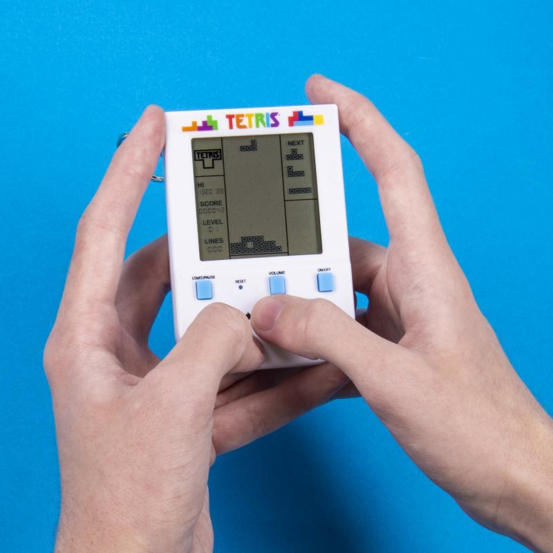Tetris Mini Retro Handheld Video Game Keychain / Brelok Tetris - retro mini konsola
