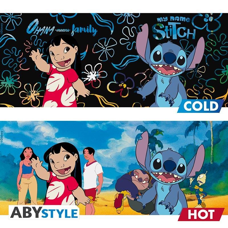 DISNEY Mug Heat Change (460 ml) - Lilo & Stitch / Disney kubek termoaktywny Lilo i Stitch (460 ml) - ABS