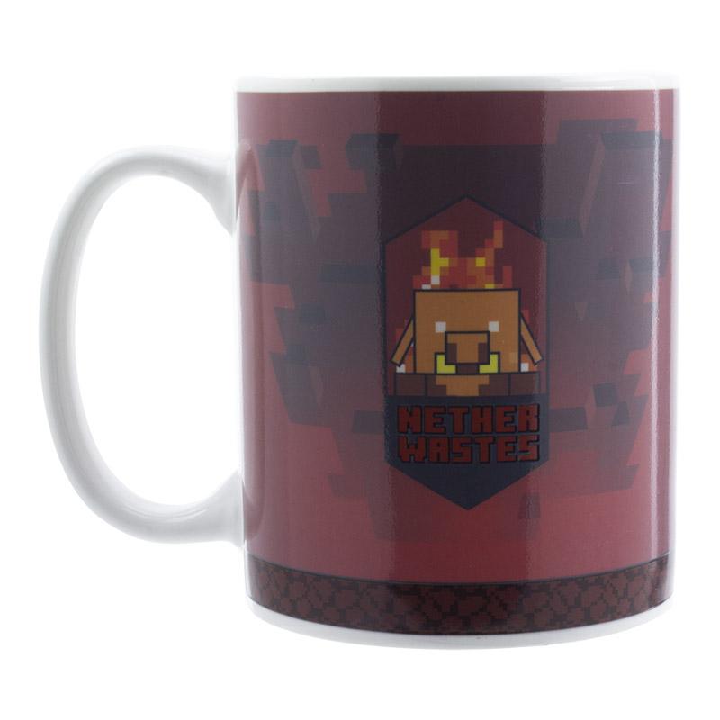 Minecraft Nether Heat Change Mug / Minecraft kubek termoaktywny Nether