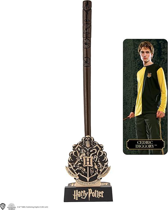 Harry Potter wand pen & stand with 3D bookmark - Cedric Diggory / Harry Potter długopis-różdżka plus stojak z zakładką 3D - Cedric Diggory