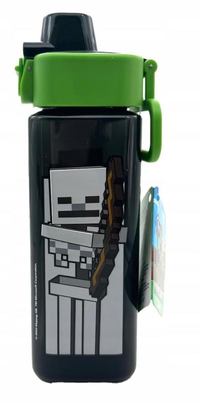 Minecraft square bottle (500 ml) - characters / Minecraft butelka (500 ml) - postaci