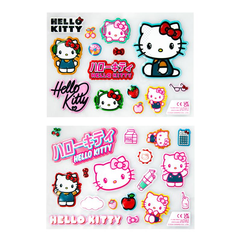 Hello Kitty Puffy Gadget Decals (32 pcs) / naklejki dekoracyjne Hello Kitty (32 szt)