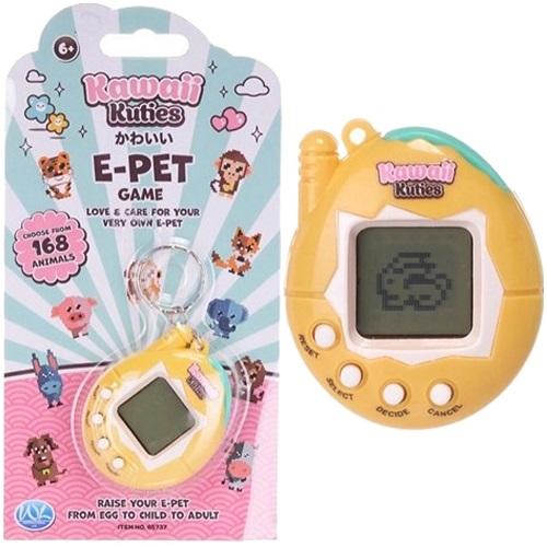 Kawaii Kuties E-Pet game - 168 in 1 (yellow) / gra elektroniczna Kawaii Kuties E-Pet 168 w 1 (żółta)