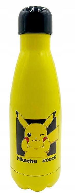 Pokemon botter (stainless steel - 500 ml) - Pikachu / Pokemon butelka (stal nierdzewna, 500 ml) - Pikachu