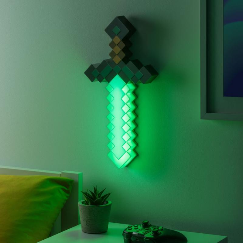 Minecraft Diamond Sword Light (high: 40 cm) / lampka Minecraft diamentowy miecz (długość: 40 cm)