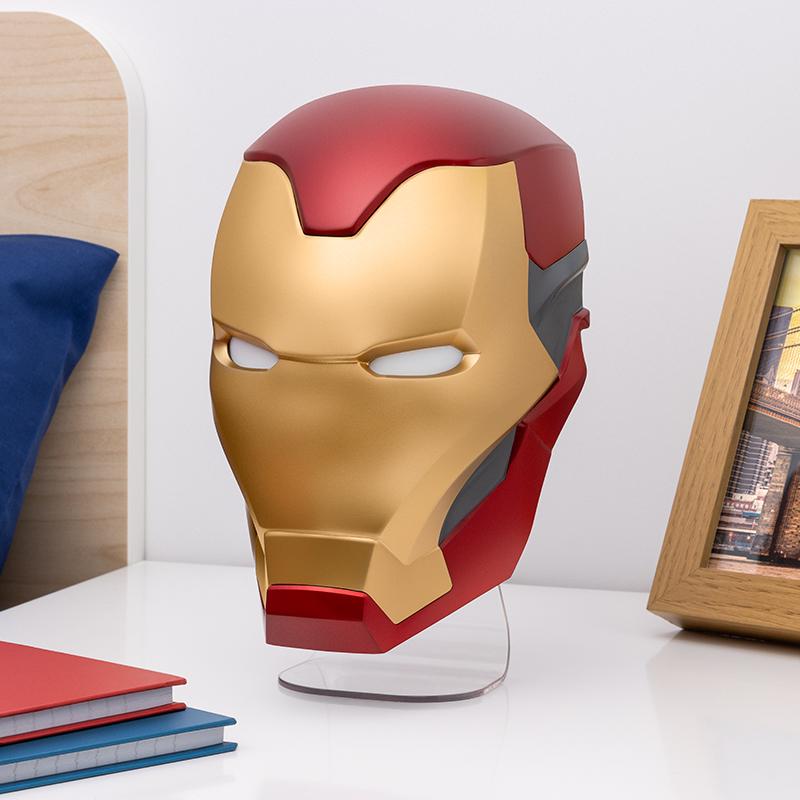 Marvel Iron Man mask desktop / wall light (high: 22 cm) / lampka ścienno-biurkowa Marvel Iron Man (wysokość: 22 cm)