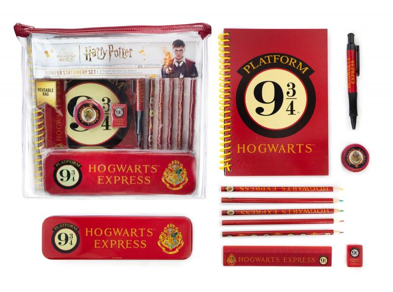 HARRY POTTER (PLATFORM 9 3/4) BUMPER STATIONERY SET (11 elements) / zestaw szkolny Harry Potter - Peron 9 3/4 (11 elementów)