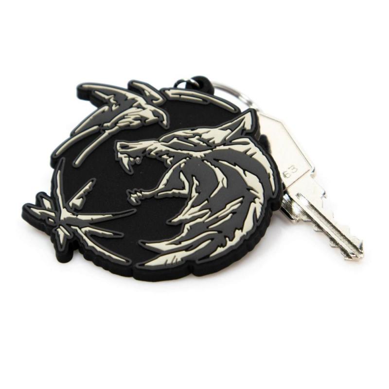 THE WITCHER (WOLF SWALLOW STAR) PVC KEYCHAIN / Brelok Wiedźmin