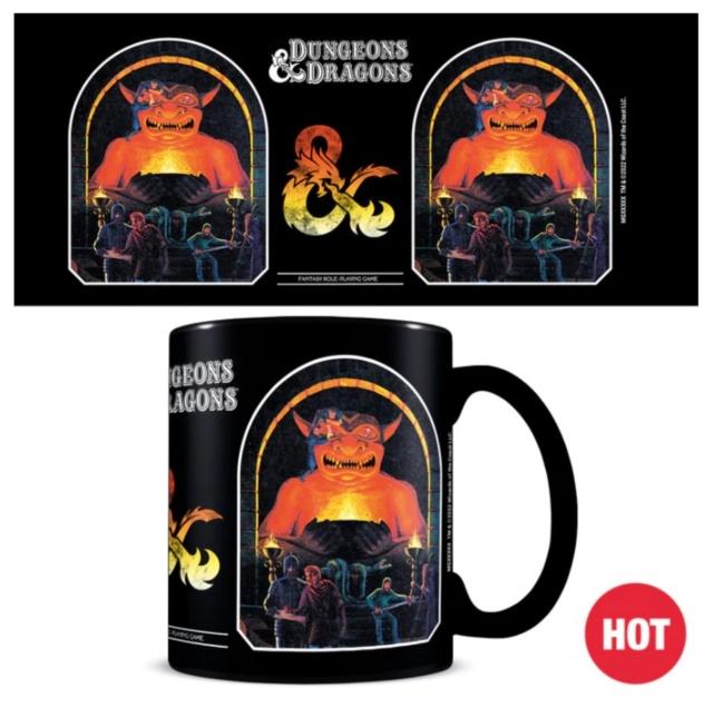 DUNGEONS & DRAGONS (THIEVES IN THE TEMPLE) HEAT CHANGING MUG / kubek termoaktywny Dungeons & Dragons - Złodzieje w Świątyni