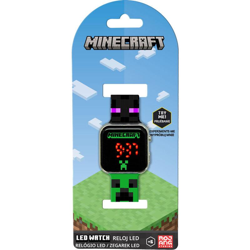 Minecraft led watch Mob heads / Zegarek cyfrowy Minecraft - głowy