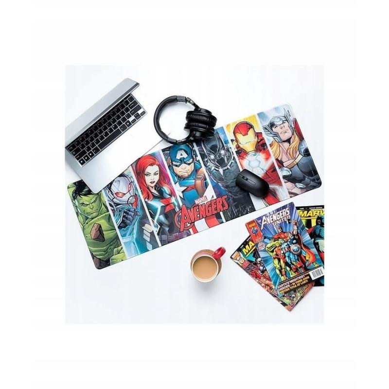 Marvel Avengers desk mat - mousepad (80 x 30 cm) / mata na biurko - podkładka pod myszkę - Marvel Avengers