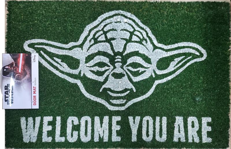 STAR WARS (YODA) DOOR MAT / wycieraczka pod drzwi Gwiezdne Wojny - Yoda (60x40 cm)