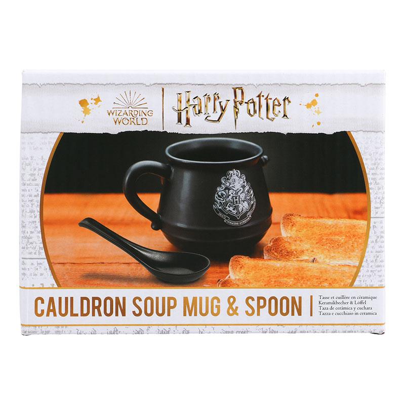 Harry Potter Cauldron Soup Mug and Spoon / zestaw do zupy Harry Potter kociołek plus łyżka