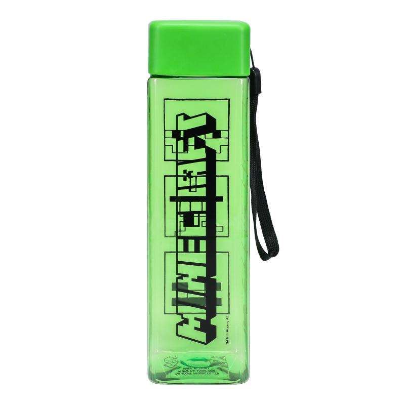 Minecraft Shaped Water Bottle (500 ml) / Butelka wielokrotnego użytku Minecraft (500 ml)