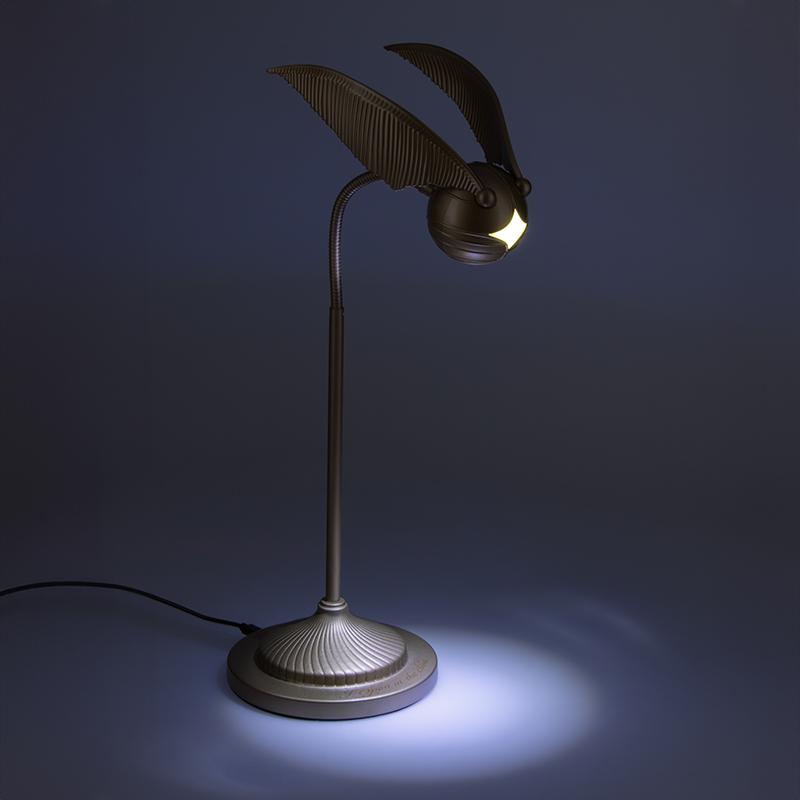 Harry Potter Golden Snitch Posable Desk Lamp (high: 40 cm) / lampa Harry Potter - Złoty Znicz (wysokość: 40 cm)