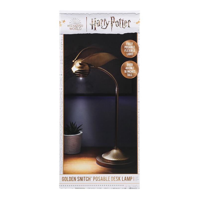 Harry Potter Golden Snitch Posable Desk Lamp (high: 40 cm) / lampa Harry Potter - Złoty Znicz (wysokość: 40 cm)