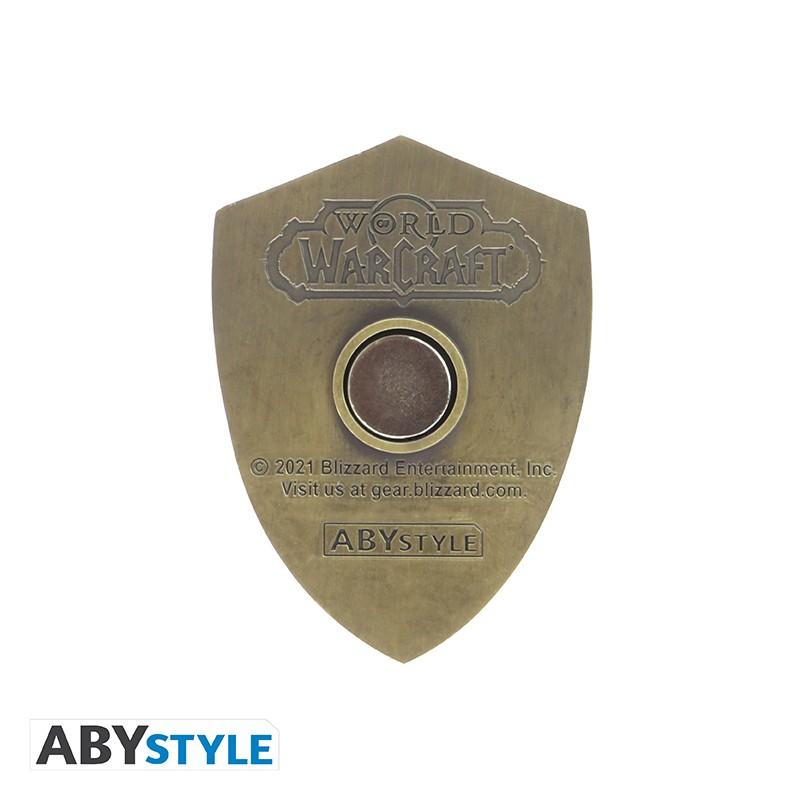 WORLD OF WARCRAFT premium magnet - Alliance logo / World of Warcraft magnes - Alliance logo - ABS