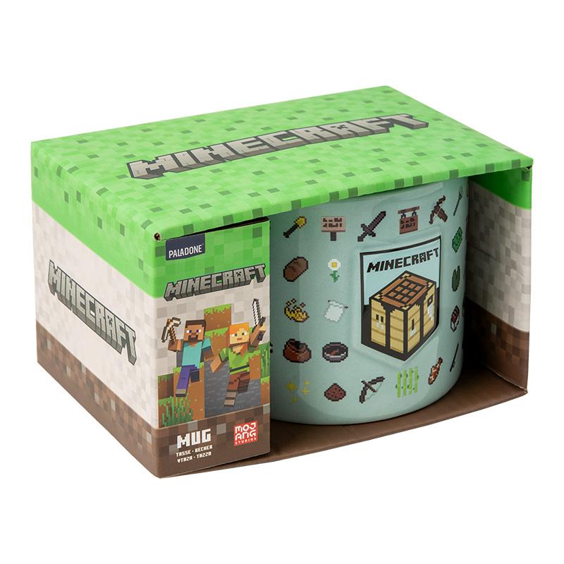 Minecraft Embossed Mug / Minecraft kubek z tłoczonym wzorem