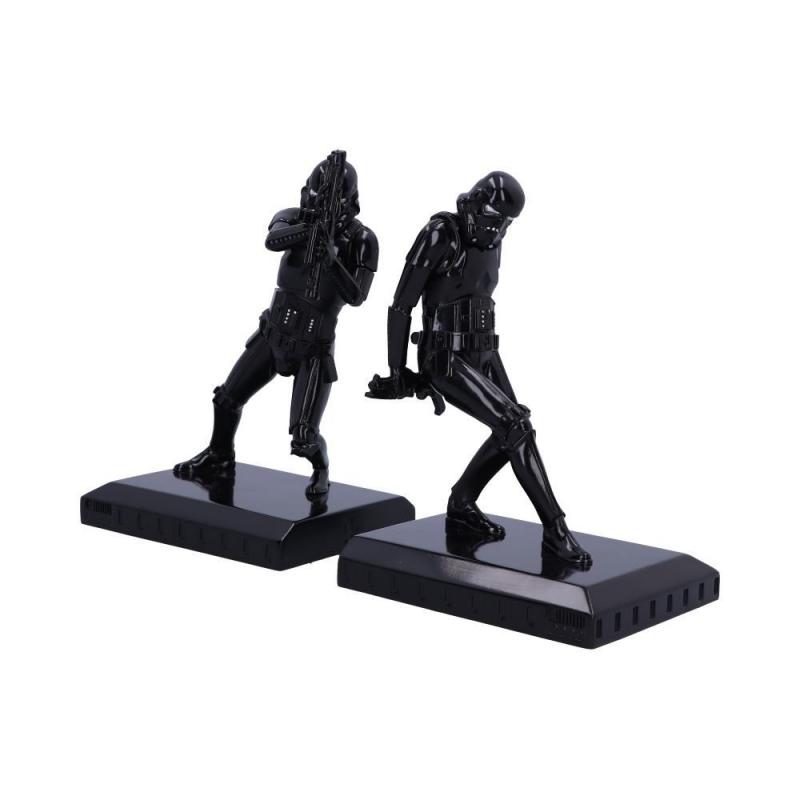 Star Wars Stormtrooper bookends (high: 26,5 cm) black version / Podpórki pod książki Gwiezdne Wojny Szturmowiec (wyskość: 26,5 cm) - czarna wersja