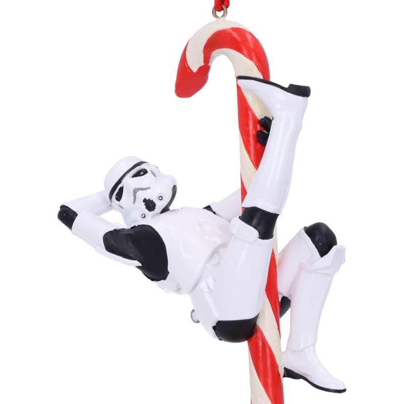 Star Wars Stormtrooper Candy Cane Hanging Ornament (12 cm) / wisząca ozdoba Gwiezdne Wojny - Szturmowiec na lukrecji (12 cm)