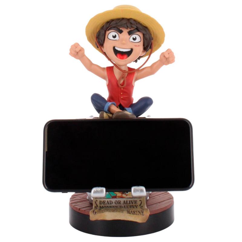 One Piece Netflix: Luffy phone & controller holder (20 cm) - Wanted / stojak One Piece Netflix Luffy (20 cm) - Poszukiwany