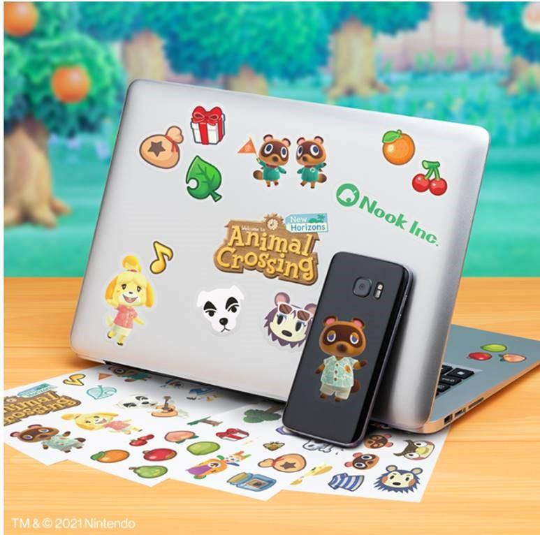 Animal Crossing Gadget Decals / zestaw naklejek Animal Crossing