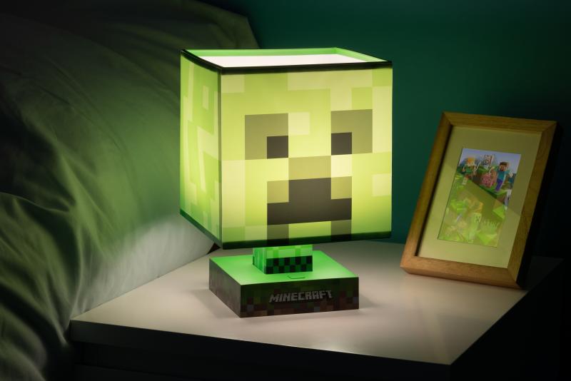 Minecraft Creeper Icon lamp (high: 26,6 cm) / lampa Minecraft Creeper (wysokość: 26,6 cm)