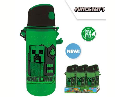 Minecraft aluminium bottle (600 ml) / Minecraft butelka aluminiowa (600 ml)