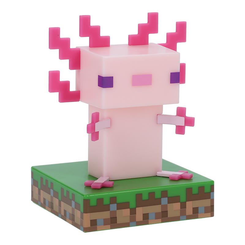 Minecraft Axolotl Icon Light / lampka Minecraft Axolotl